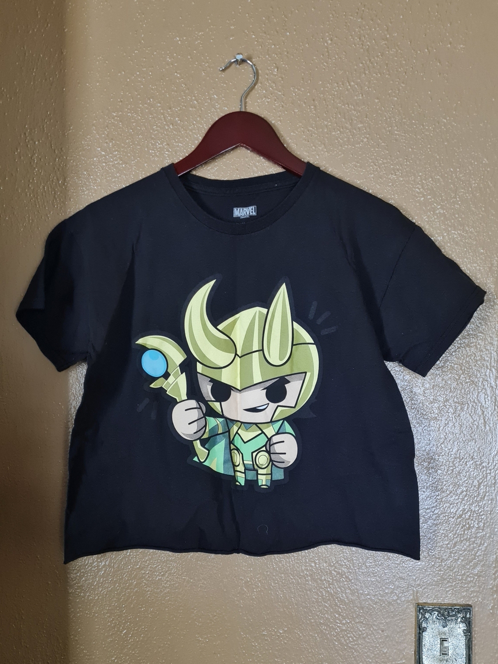 Marvel Loki Graphic Crop Top